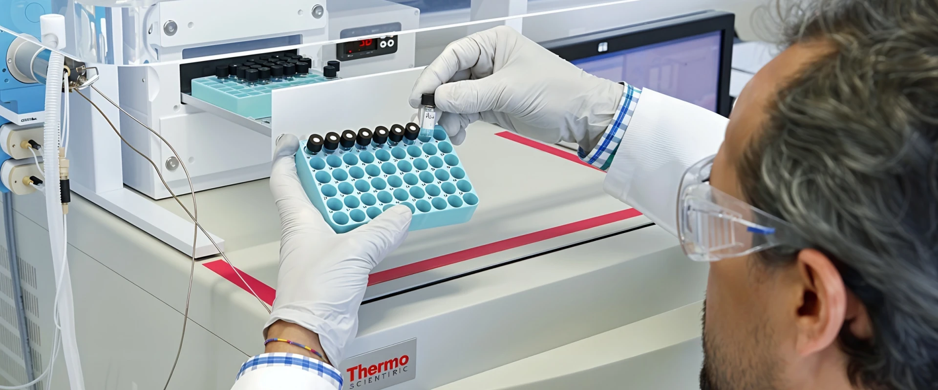 Wykonujemy akredytowane analizy laboratoryjne próbek pobranych przez klienta. Zachęcamy do współpracy z naszym laboratoria badawcze i klientów indywidualnych.